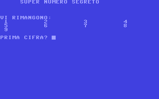 C64 GameBase Super_Numero_Segreto Editsi_(Editoriale_per_le_scienze_informatiche)_S.r.l. 1985