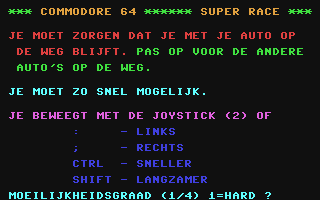 C64 GameBase Super_Race Courbois_Software 1983