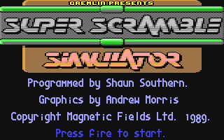 C64 GameBase Super_Scramble_Simulator Gremlin_Graphics_Software_Ltd. 1989
