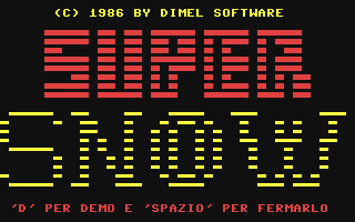 C64 GameBase Super_Snow CESE_s.r.l./Amico_Bit 1986