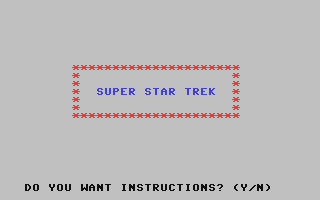 C64 GameBase Super_Star_Trek (Public_Domain) 1983