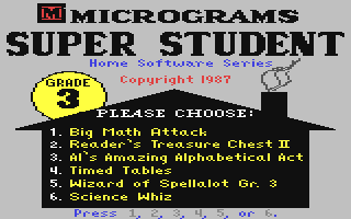 C64 GameBase Super_Student_-_Grade_3 Micrograms,_Inc. 1987