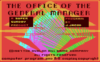 C64 GameBase Super_Sunday_-_The_Office_of_the_General_Manager Avalon_Hill_Microcomputer_Games,_Inc. 1987