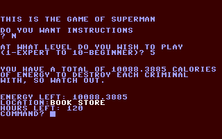 C64 GameBase Superman_Adventure (Public_Domain)