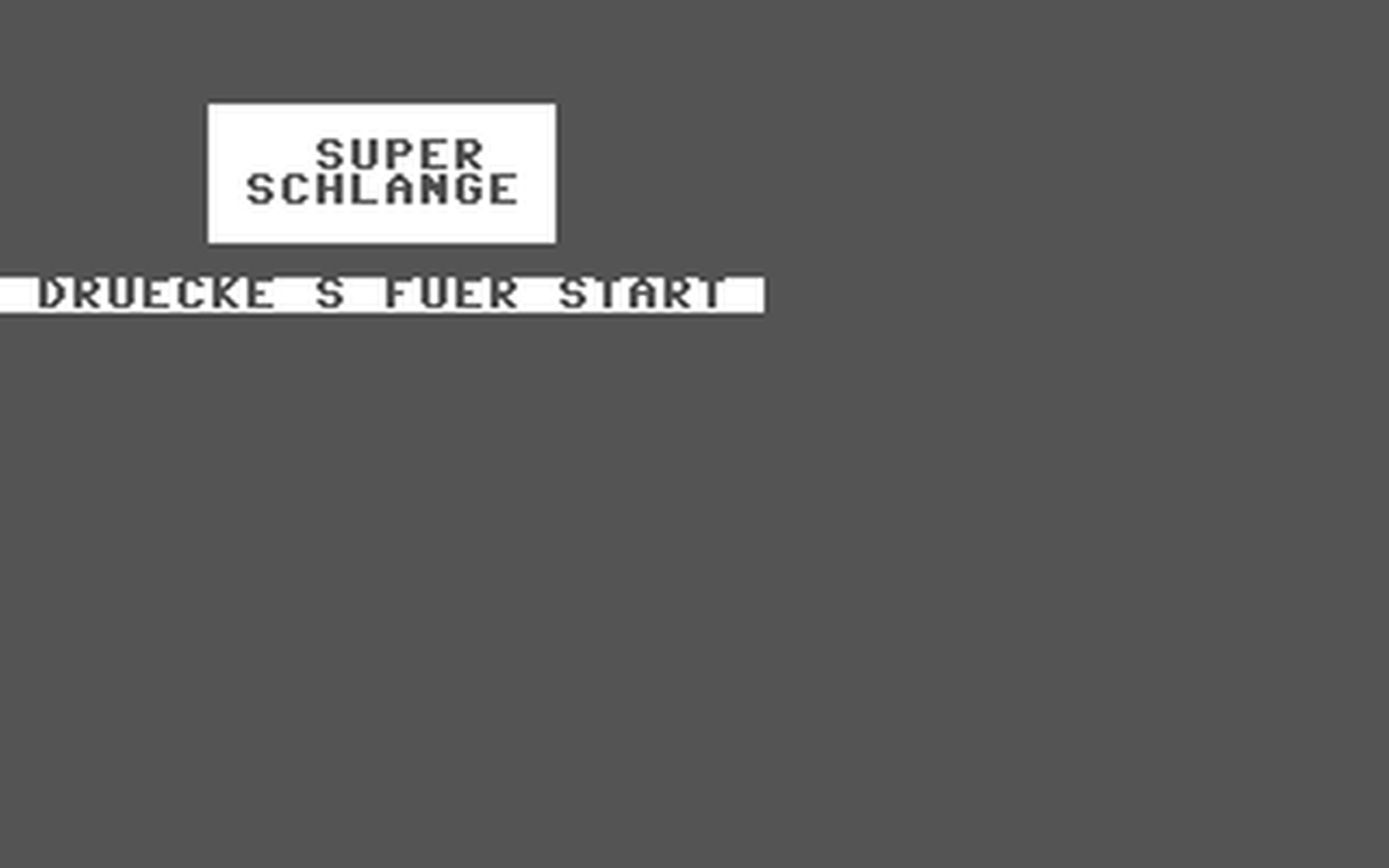 C64 GameBase Superschlange SYBEX_Verlag 1984