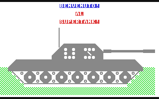 C64 GameBase Supertank J.soft_s.r.l./Super 1985