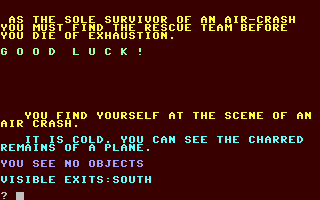 C64 GameBase Survival_-_Air_Crash Ellis_Horwood_Ltd. 1984