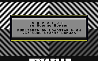 C64 GameBase Survive Loadstar/Softdisk_Publishing,_Inc. 1989