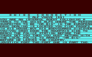 C64 GameBase Swiss_Connection Binary_Zone_PD 1991