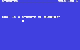 C64 GameBase Synonyms Commodore_Educational_Software