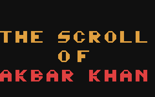 C64 GameBase Scroll_of_Akbar_Khan,_The Mountain_Valley_Software 1984