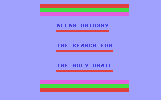 C64 GameBase Search_for_the_Holy_Grail,_The