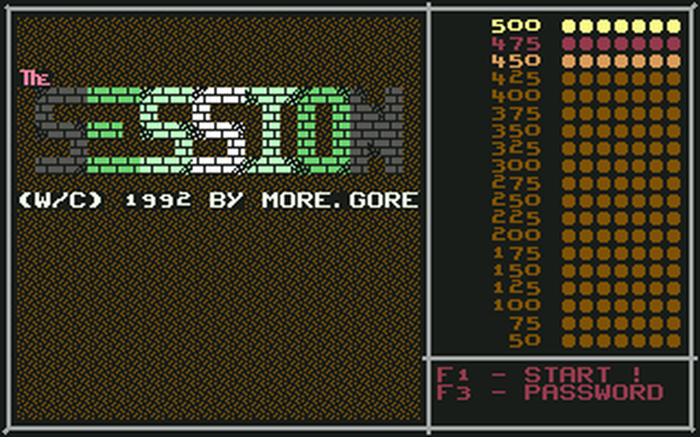C64 GameBase Session_,_The More.Gore_Software 1992