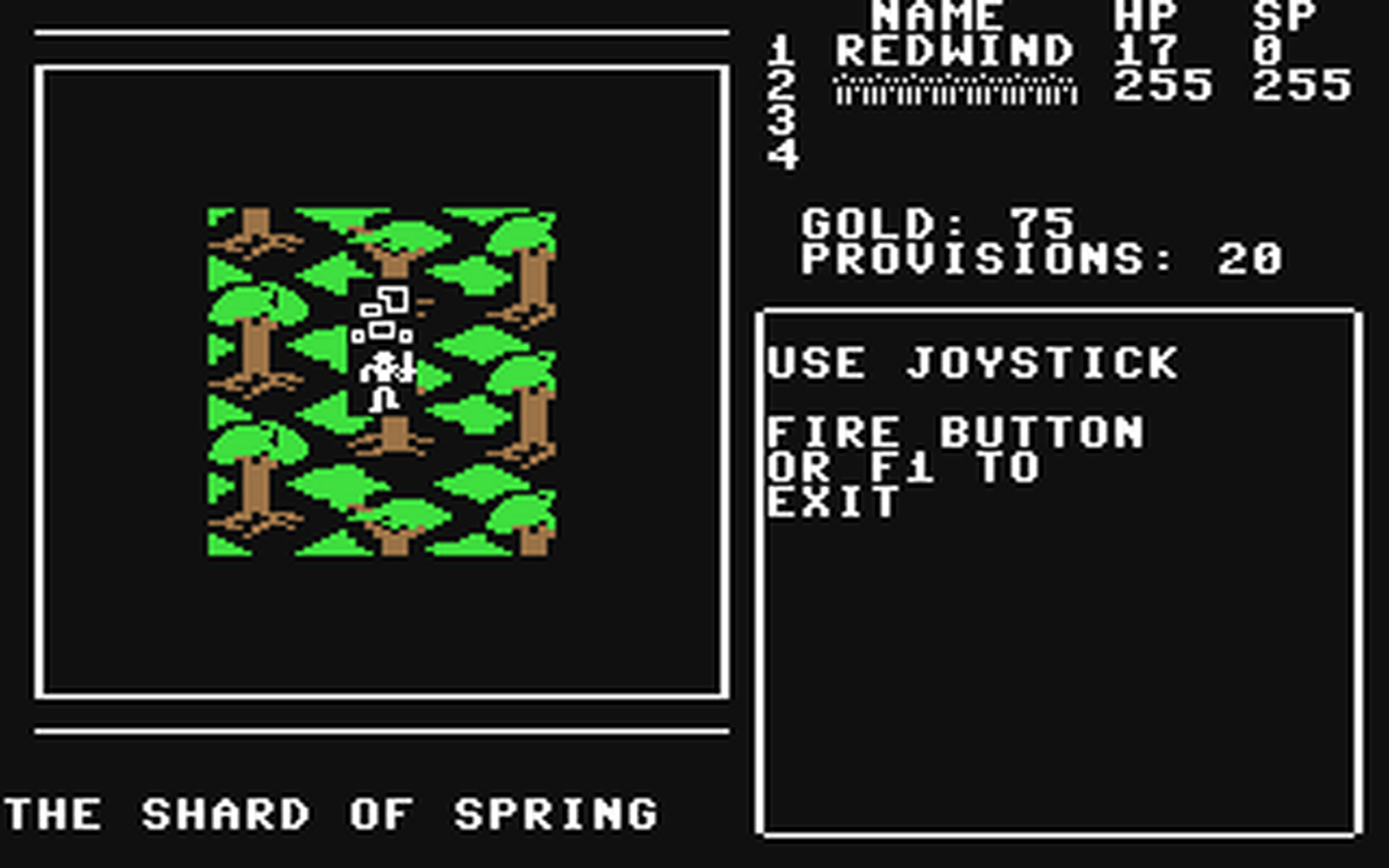 C64 GameBase Shard_of_Spring,_The SSI_(Strategic_Simulations,_Inc.) 1986
