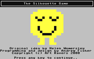 C64 GameBase Silhouette_Game,_The (Public_Domain) 2000