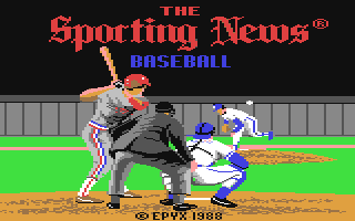 C64 GameBase Sporting_News_Baseball,_The Epyx 1988