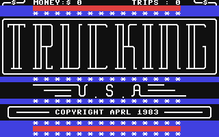 C64 GameBase Trucking_USA (Not_Published)