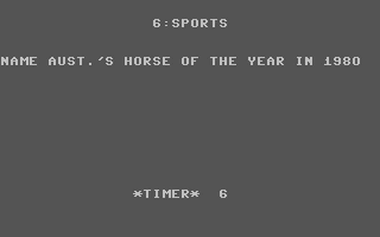 C64 GameBase TUOHK Taos_Pty._Ltd. 1983