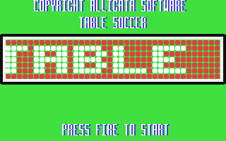 C64 GameBase Table_Soccer Budgie_[Alligata_Software] 1986