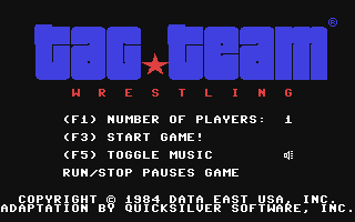 C64 GameBase Tag_Team_Wrestling Data_East 1987