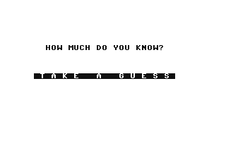 C64 GameBase Take_a_Guess Datamost,_Inc. 1984