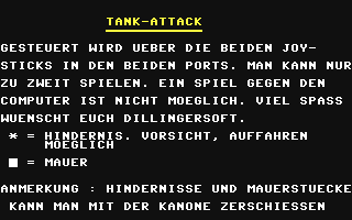 C64 GameBase Tank-Attack Tronic_Verlag_GmbH/Compute_mit 1985