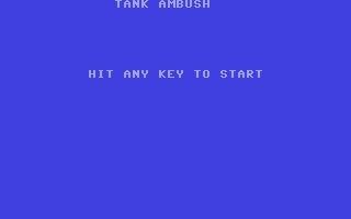 C64 GameBase Tank_Ambush Melbourne_House 1984