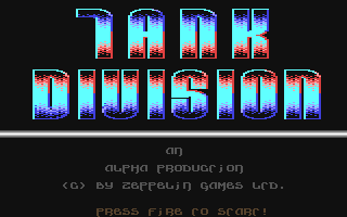 C64 GameBase Tank_Division Zeppelin_Games_Ltd. 1992