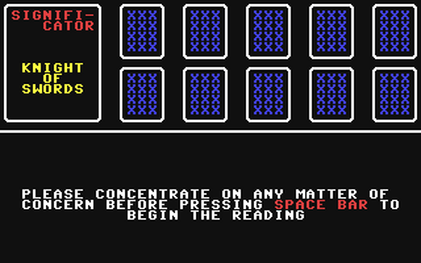 C64 GameBase Tarot PCW_(Personal_Computer_World)/Century_Communications_Ltd. 1984
