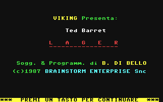 C64 GameBase Ted_Barret_-_Lager Edizioni_Hobby/Viking 1987