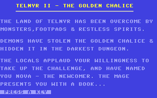 C64 GameBase Telnyr_II_-_The_Golden_Chalice (Public_Domain)