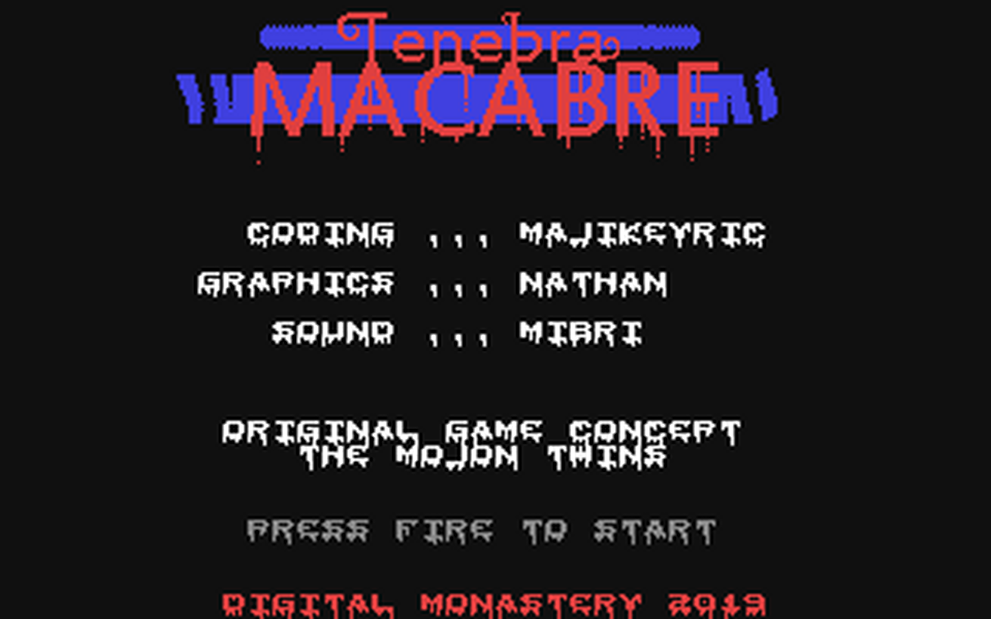 C64 GameBase Tenebra_Macabre (Public_Domain) 2019