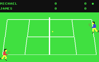 C64 GameBase Tennis Robtek_Ltd. 1986