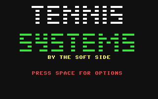 C64 GameBase Tennis Systems_Editoriale_s.r.l./Commodore_(Software)_Club 1987