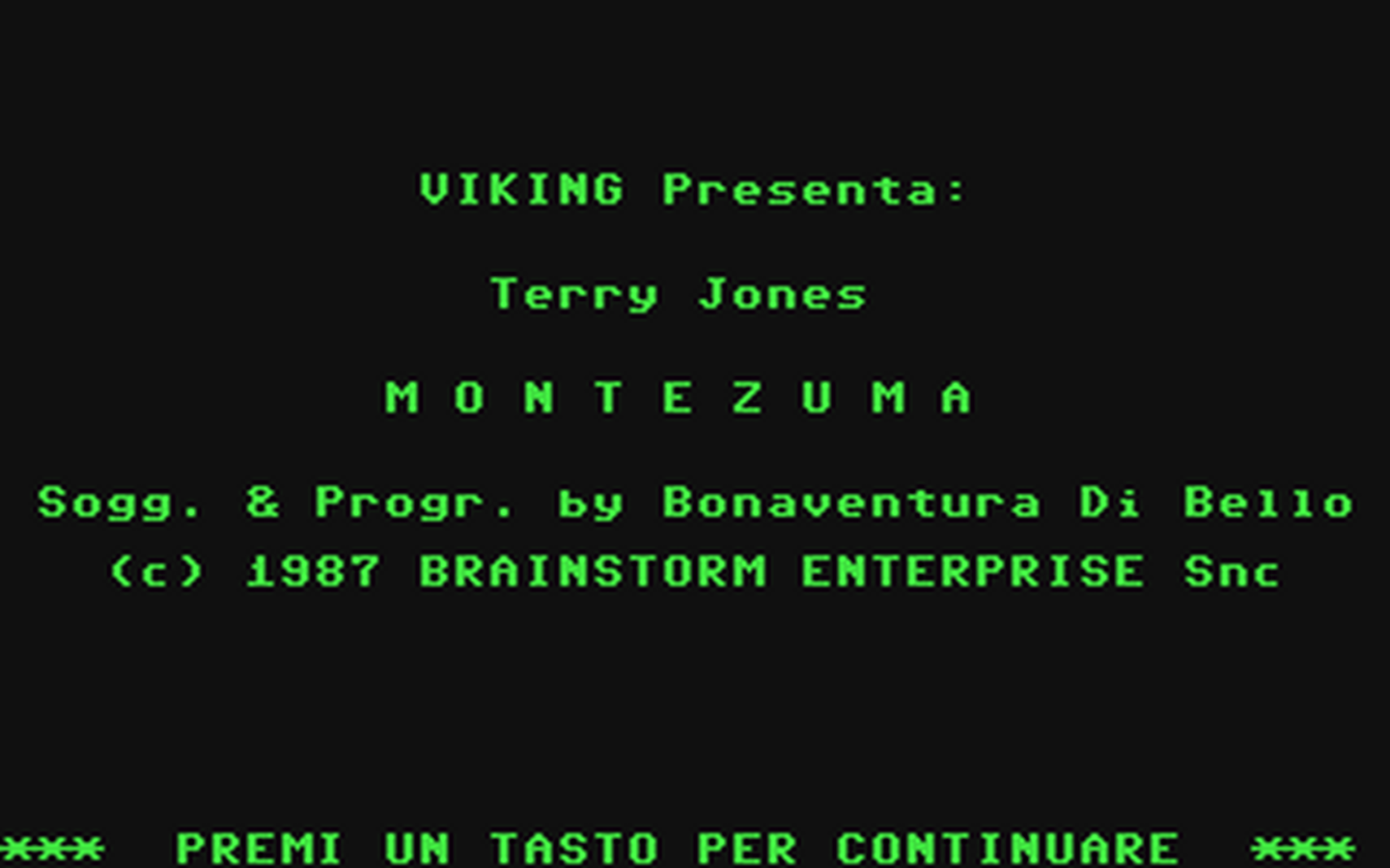 C64 GameBase Terry_Jones_-_Montezuma Edizioni_Hobby/Viking 1987