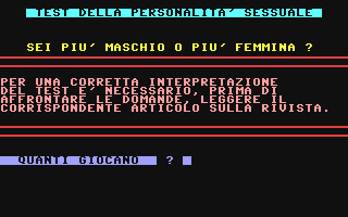 C64 GameBase Test_della_Personalita_Sessuale Edizione_Logica_2000/Logica_2000 1985