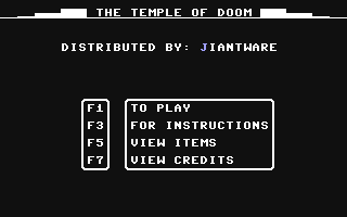 C64 GameBase Temple_of_Doom,_The (Public_Domain)