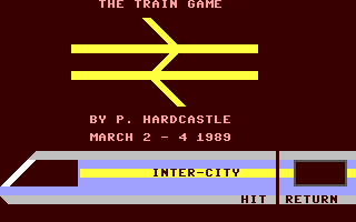 C64 GameBase Train_Game,_The 1989