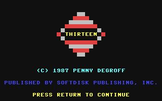 C64 GameBase Thirteen UpTime_Magazine/Softdisk_Publishing,_Inc. 1987