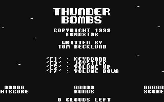 C64 GameBase Thunder_Bombs Loadstar/J_&_F_Publishing,_Inc. 1998