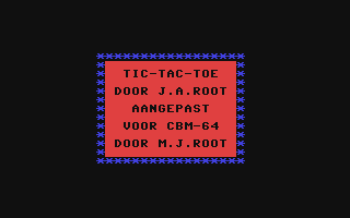 C64 GameBase Tic-Tac-Toe Courbois_Software 1983