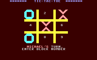 C64 GameBase Tic-Tac-Toe (Public_Domain) 1987