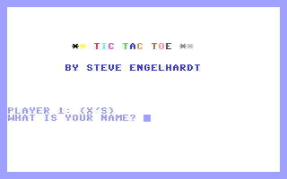 C64 GameBase Tic_Tac_Toe (Public_Domain) 1988