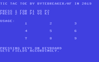C64 GameBase Tic_Tac_Toe (Public_Domain) 2019