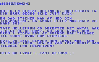 C64 GameBase Tidsmaskinen Borgens_Forlag 1984
