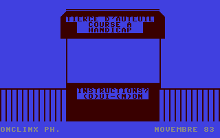 C64 GameBase Tiercé_d'Auteuil_-_Course_a_Handicap (Not_Published) 1983
