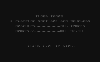 C64 GameBase Tiger_Tanks Champion_Software 1993