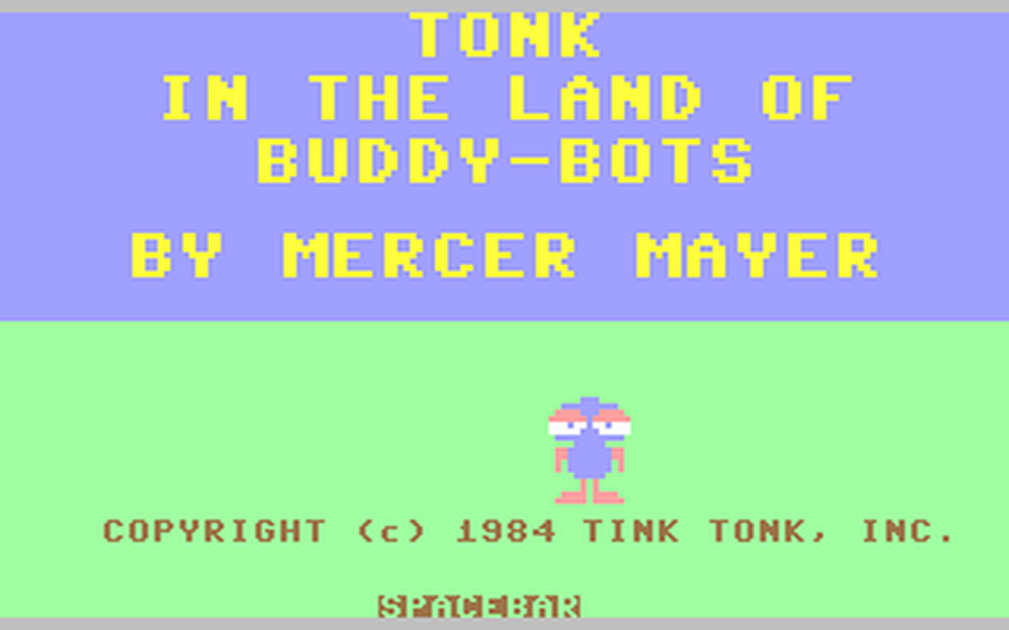 C64 GameBase Tink!_Tonk!_-_Tonk_in_the_Land_of_Buddy-Bots Mindscape,_Inc. 1984