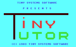 C64 GameBase Tiny_Tutor Tiny_Systems_Software 1983