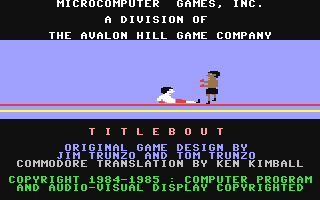 C64 GameBase Titlebout Avalon_Hill_Microcomputer_Games,_Inc. 1985